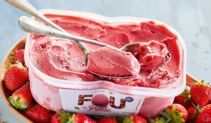 Sorbet fraise — vue 2
